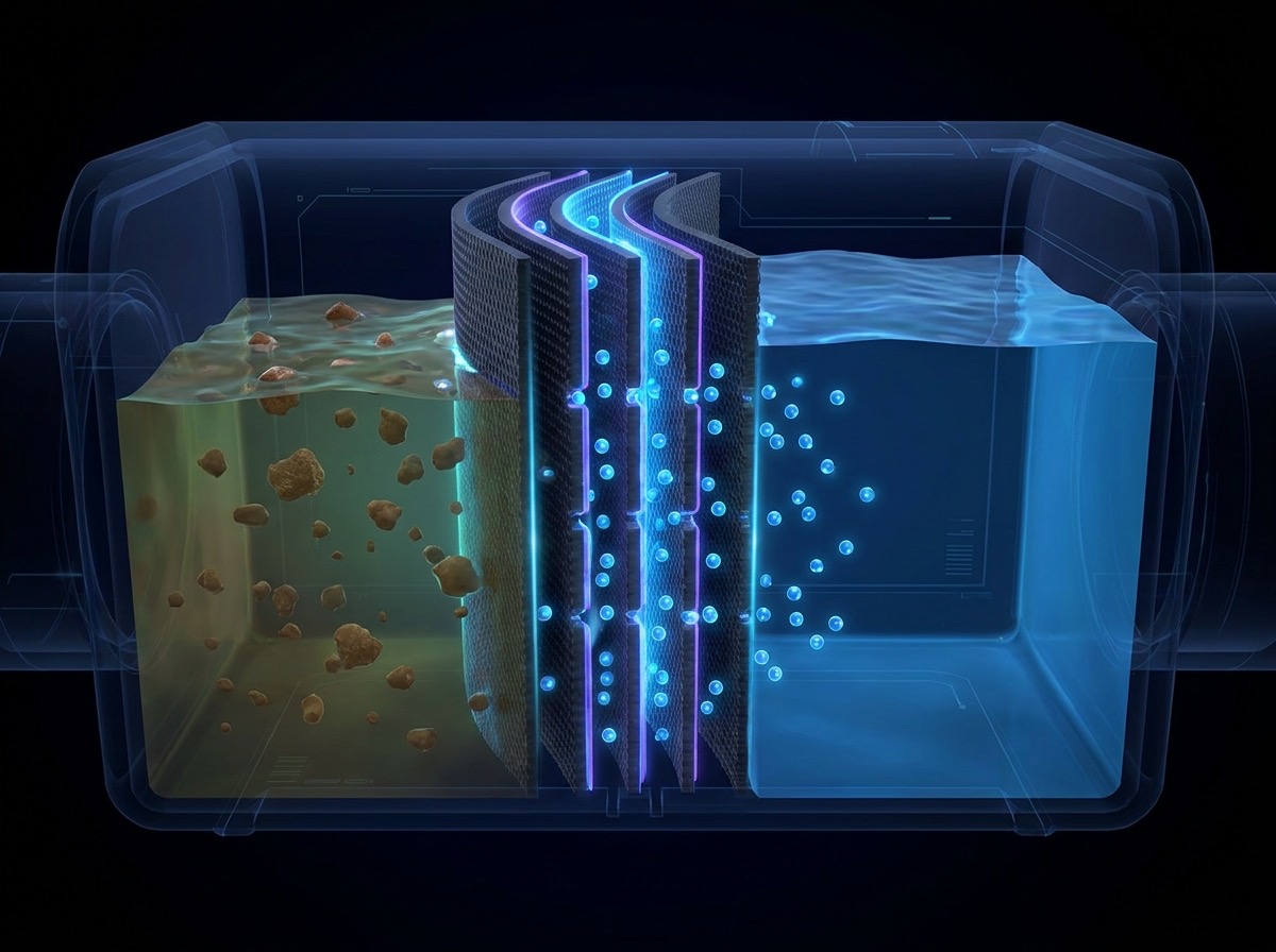 Graphene membrane water filtration